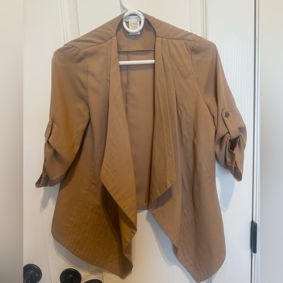 Open Blazer Khaki color - Picture 1 of 3